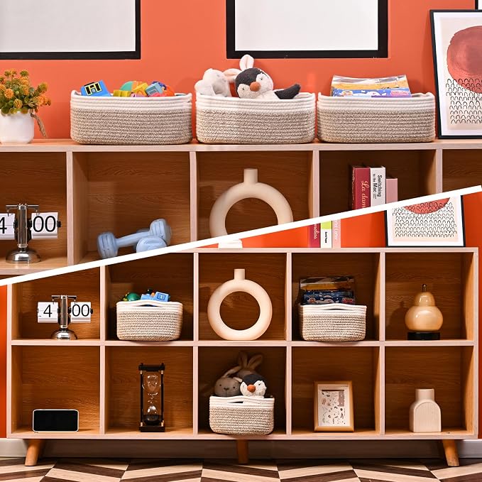 Small Baskets for Organizing, Decorative Storage Baskets for Shelves, Storage - Image 6