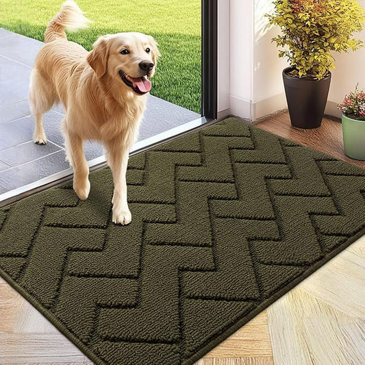 hicorfe Front Door Mat Outside Entrance, Stain and Fade Resistant, Non Slip by Hicorfe