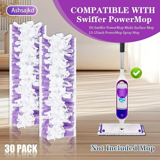 30 Pack Disposable Power Mop Refills Compatible - Image 2