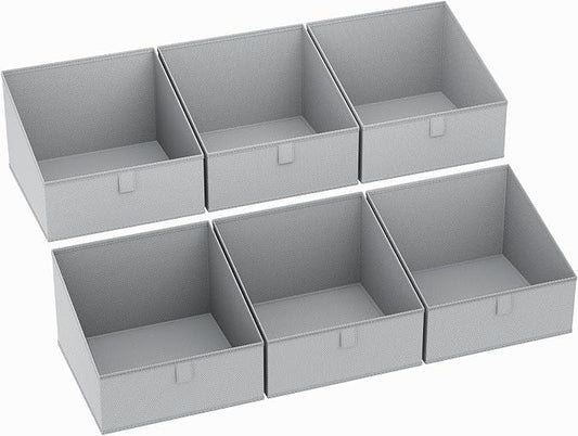 DIMJ Storage Bins for Closet, Trapezoid Storage Bins by DiMJ