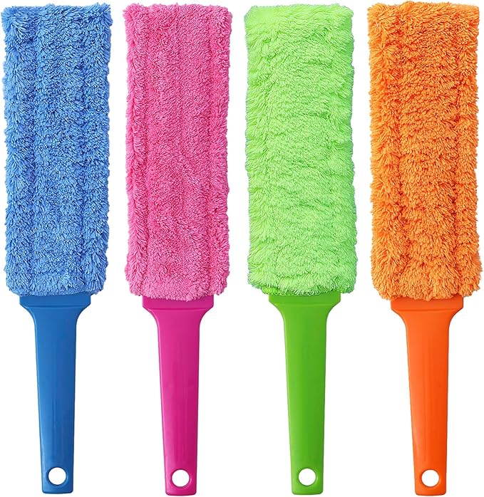 4 Pack 15 inch Reuseable Microfiber Feather Duster, Blind Duster, Gap Duster by Unknown