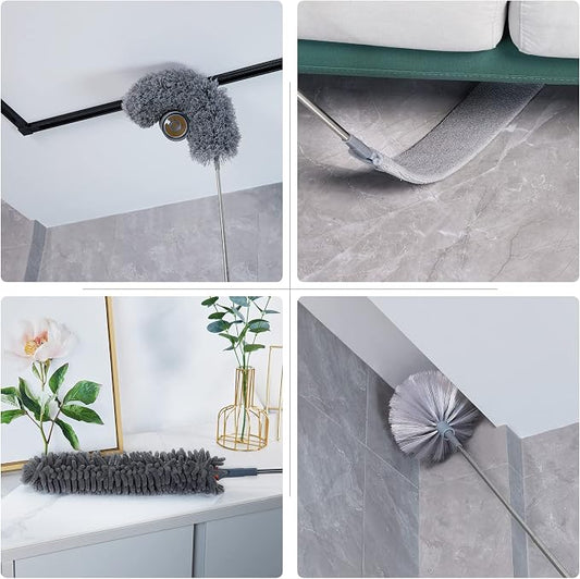 BOOMJOY Microfiber Feather Duster 7PCS, Bendable Dusters - Image 2