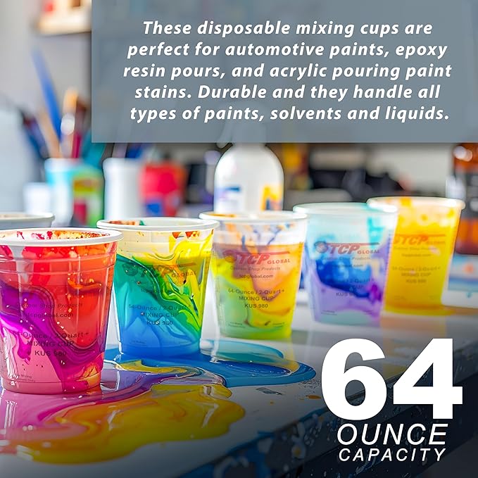 Custom Shop Paint Mixing Cups, 64-Ounce - Image 2
