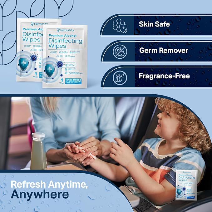 Large Alcohol Wipes 75% Unscented Hand Sanitizing Wipes Alcohol Wipes - Image 6