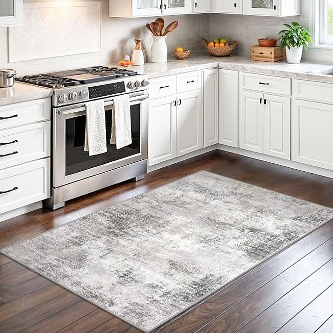 IOHOUZE Abstract Area Rug 3x5 Ft Washable Rugs - Image 2