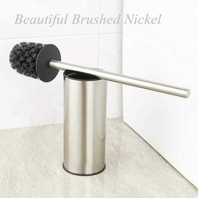 BGL Toilet Brush Holder Brushed Nickel, Stainless Steel 304 Brushed Nickel - Image 3