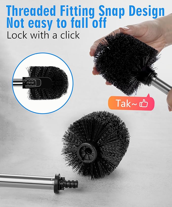 Ceramic Toilet Brush & Holder Set - Image 2
