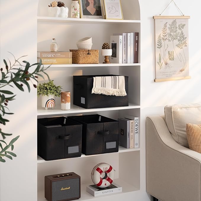 GRANNY SAYS Storage Baskets for Shelves, Fabric Storage Bins for Clothes - Image 2
