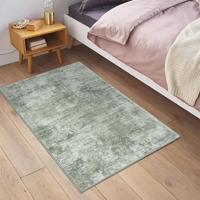 IOHOUZE Small Abstract Area Rug 2x3 Ft Entryway Rugs Washable Door Mat Indoor - Image 2