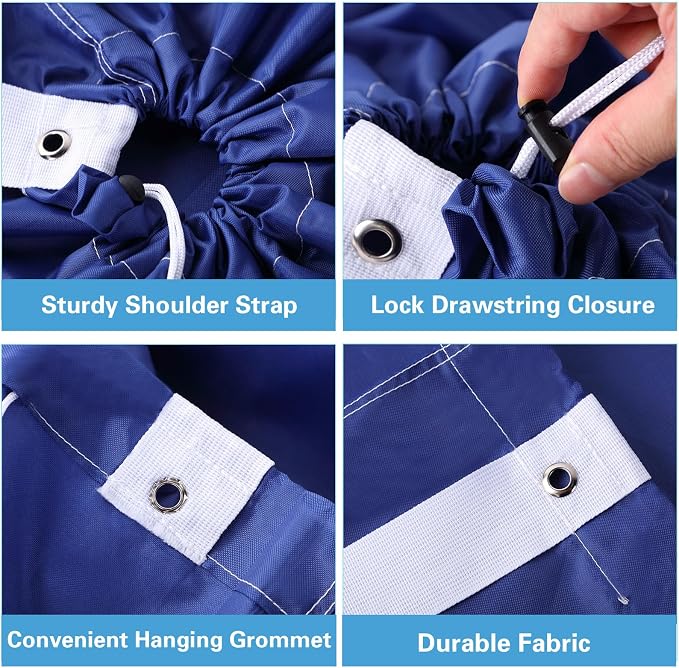 10 Pcs Nylon Extra Large Laundry Bag - Image 3