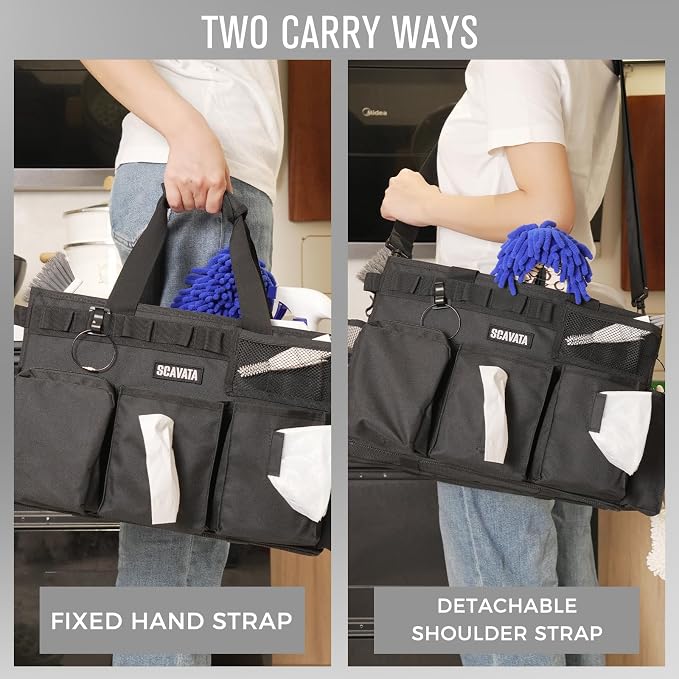 Wearable Cleaning Caddy Bag, Supplies Organizer - Image 7