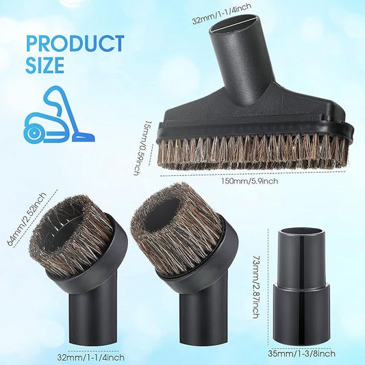 6 Pcs Vacuum Attachments Accessories VAC Attachments 1.25'' 25mm and 36mm Shop - Image 2