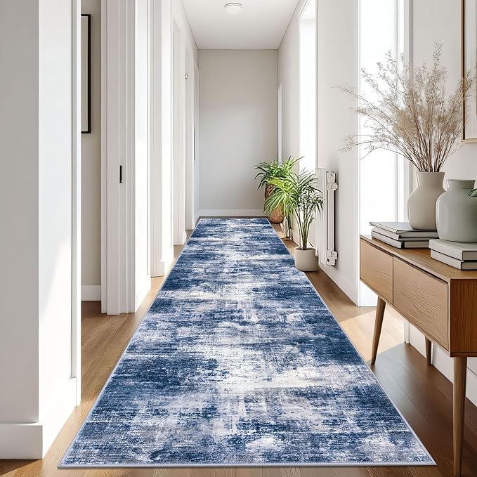 IOHOUZE Abstract Runner Rug 3x16 Ft Washable Runners - Image 8