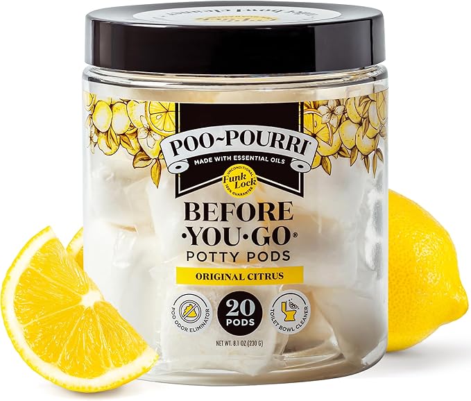 Poo-Pourri Before-You-Go 2-in-1 Toilet Potty Pods, Original Citrus, 20 Ct by %7EPourri