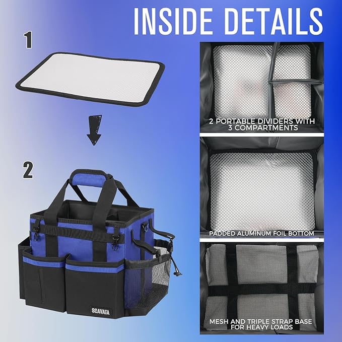 Compact Wearable Cleaning Caddy, Small Supplies Organizer - Image 4