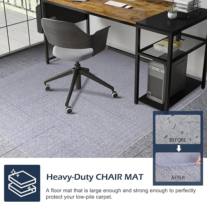 SALLOUS Clear Chair Mat for Carpet, Gaming Chair Mat - Image 6