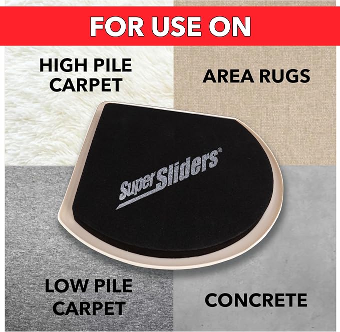 Super Sliders 7" Slide & Hide Reusable Furniture Sliders - Image 3
