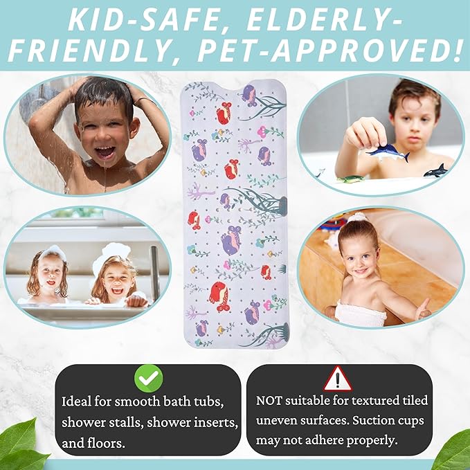 Kids Non Slip Bath Mat - Image 6