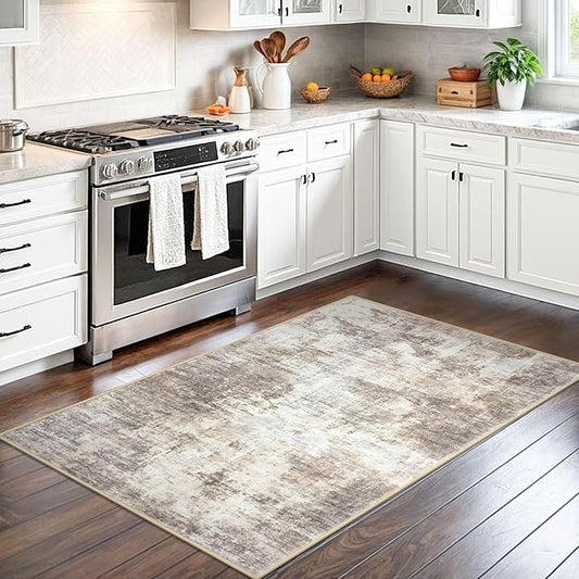 IOHOUZE Abstract Area Rug 3x5 Ft Washable Rugs - Image 2