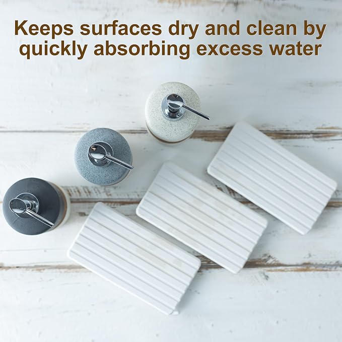 Ceramic Dish Soap Dispensers Set, Shower Soap Dispenser - Image 5