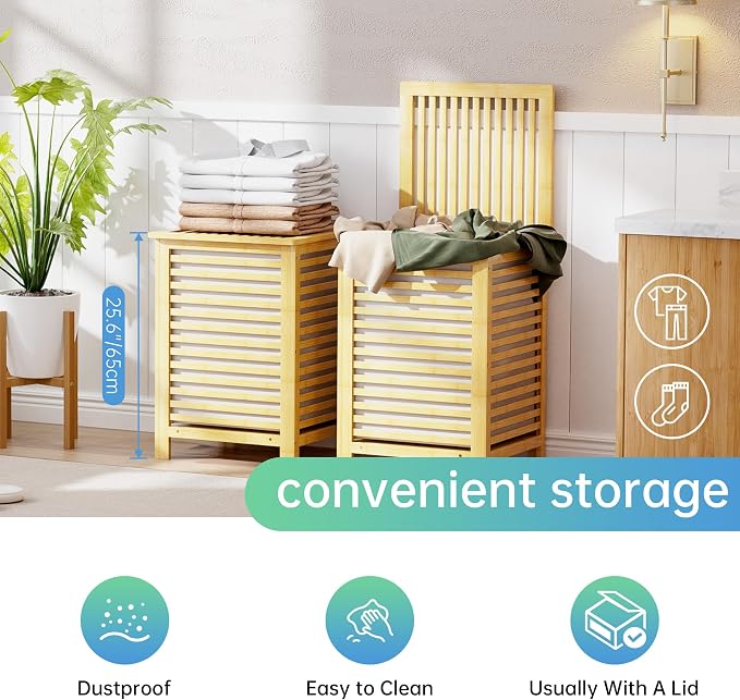 SMIBUY Double Laundry Hamper - Image 7