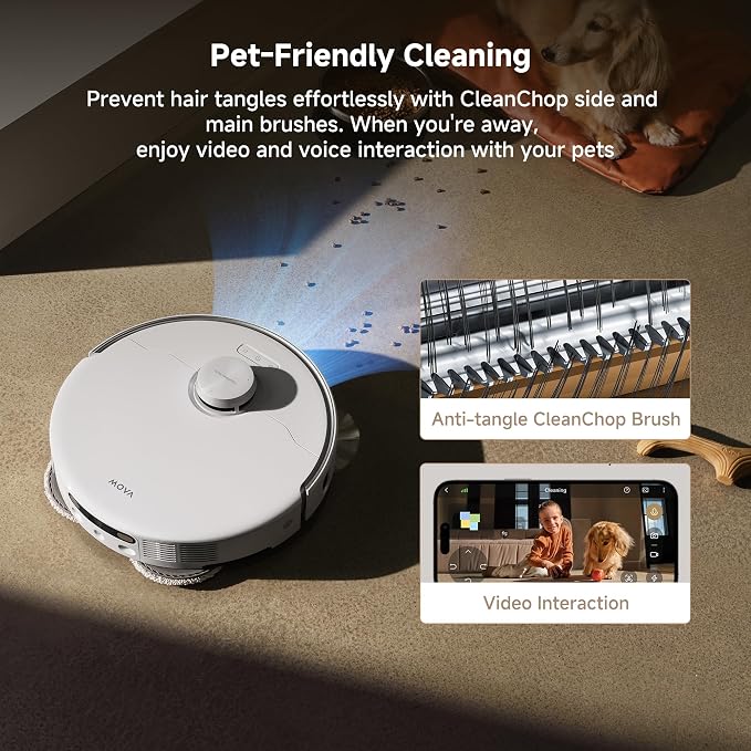 Mova P50 Pro Ultra Robot Vacuum and Mop, 000Pa Suction - Image 6
