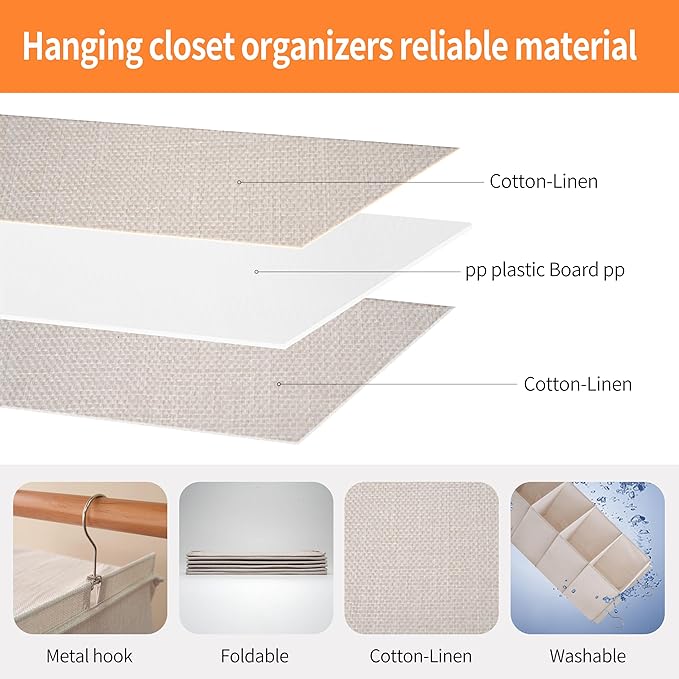 Large Hanging Sweater Organizer - Image 4
