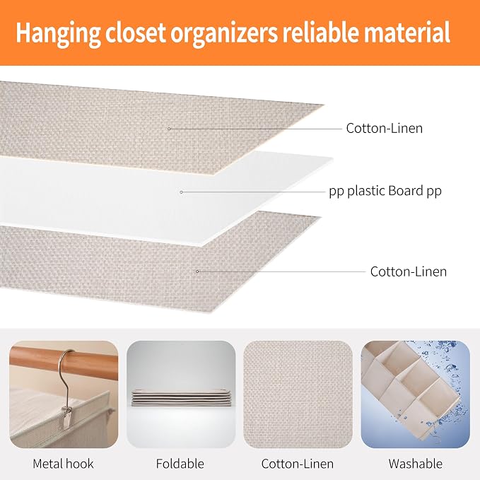 Large Hanging Sweater Organizer - Image 4