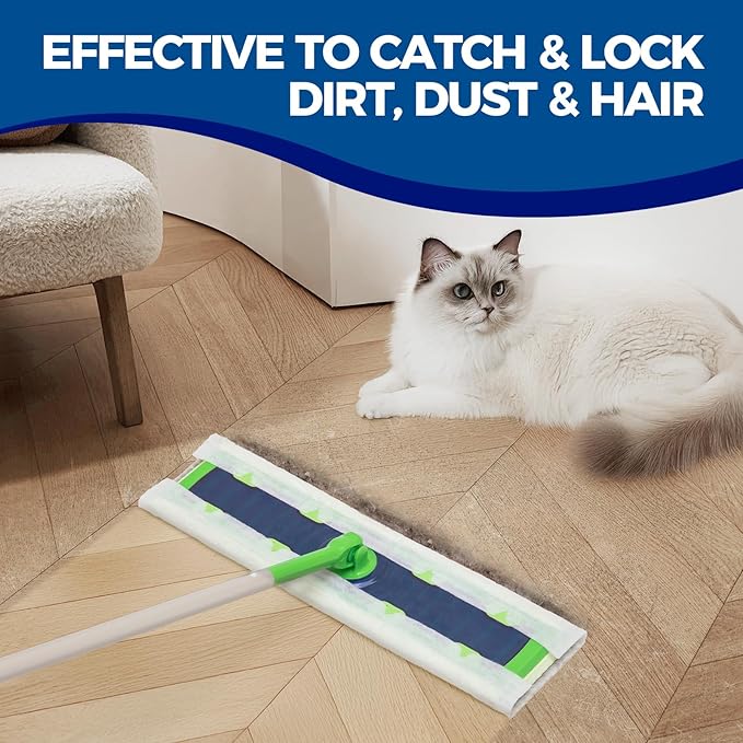 XL Dry Mop Refills Dust Sweeping Cloths Disposable Mop Pads - Image 4