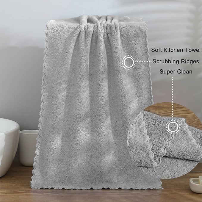 kimteny Kitchen Cloth Dish Towels, 13x28 Inches Premium Dishcloths, Super - Image 6