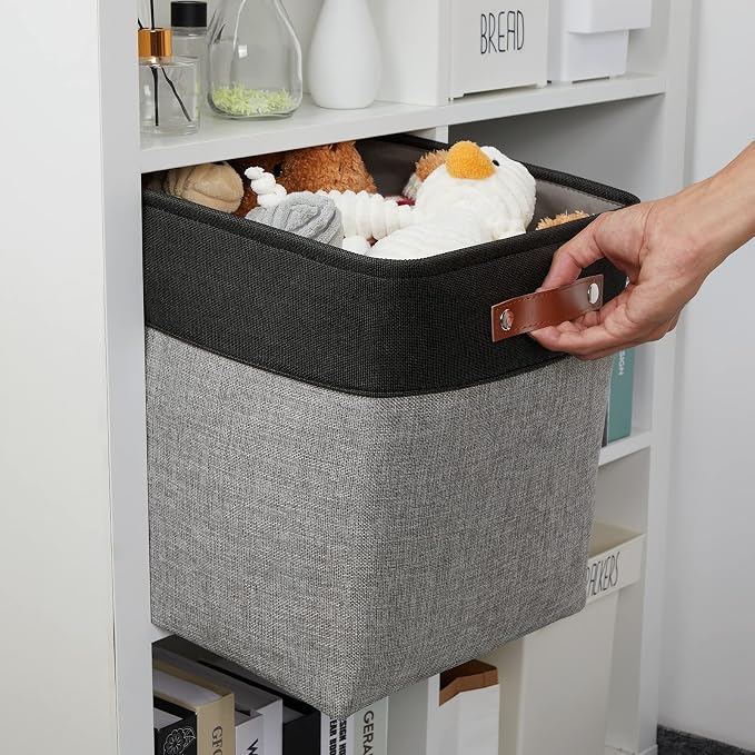DULLEMELO Storage Bins for Organizing, Closet Storage Baskets for Gift Empty - Image 6