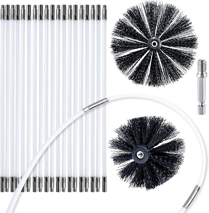 HOKLNUSE Dryer Vent Cleaner Kit Chimney Sweep Cleaning Tools Pellet Stove by HOKLNUSE