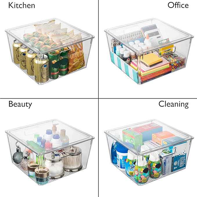CLEARSPACE Plastic Storage Bins - Image 5