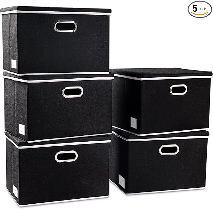 PRANDOM Extra Large Collapsible Storage Bins by Prandom