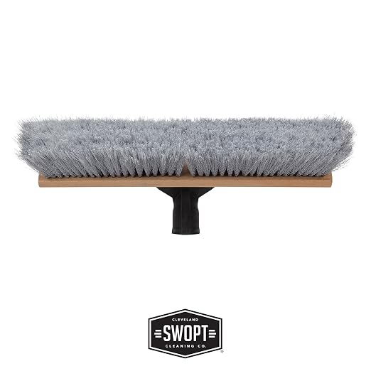 SWOPT 18” Premium Multi-Surface Push Broom Head — Indoor and Outdoor Push Broom - Image 4