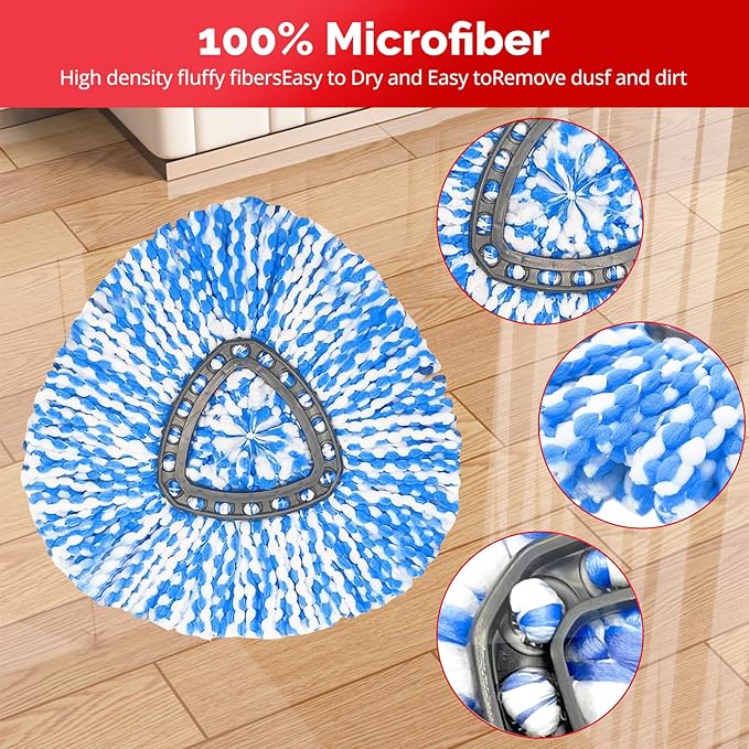 Spin Mop Head, Handle Replacement - Image 4