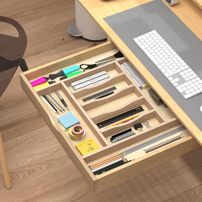 WelFurGeer Premium Wooden Silverware Organizer - Image 7