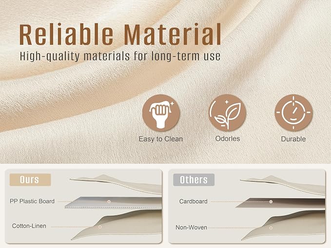 Storage Bins, Fabric Satin Storage Baskets - Image 4