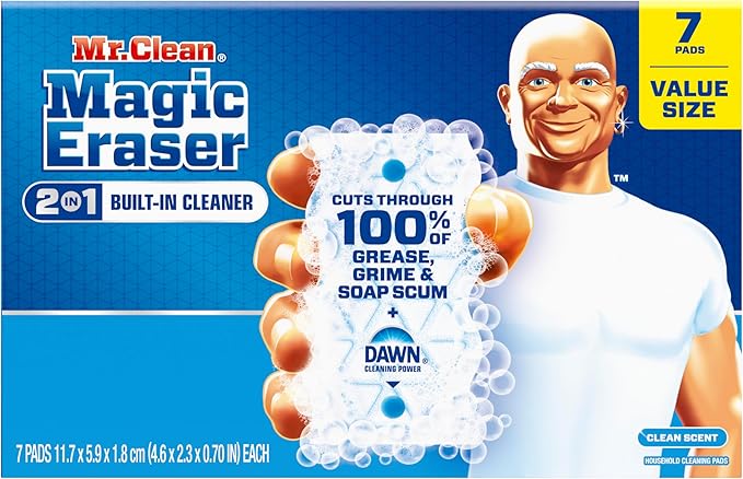 Mr. Clean Magic Eraser Foaming Sponge, All Purpose Cleaner, Dawn Cleaning Power - Image 11