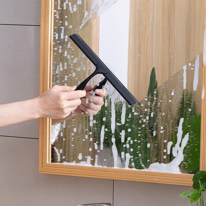 Ettori Shower Squeegee for Glass Doors, Squeegee for Shower Glass Door - Image 2