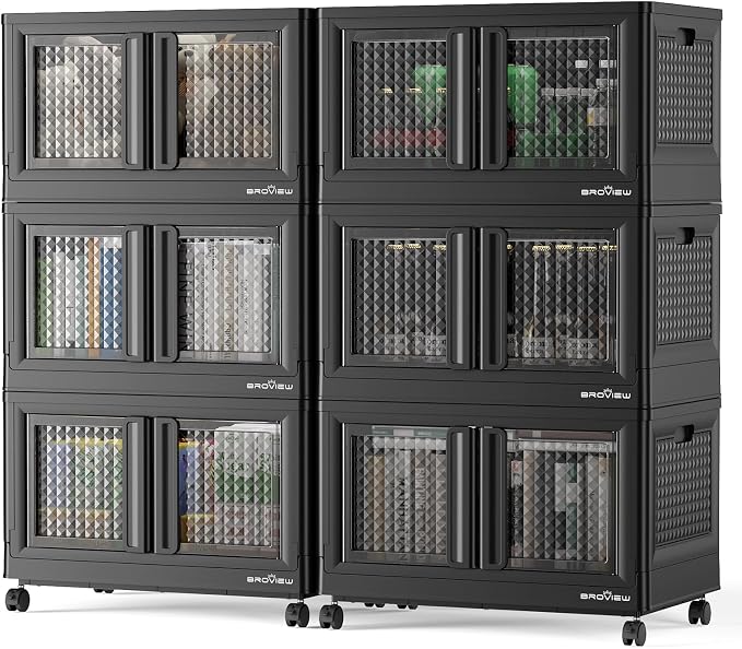 BROVIEW 600 Qt Stackable Storage Bins by BROVIEW-EnjoytheArtofLife