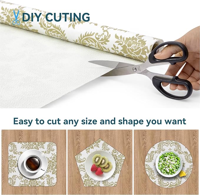 Shelf Liner Non Adhesive, 12 Inch x 10 Feet Cabinet Liners - Image 4
