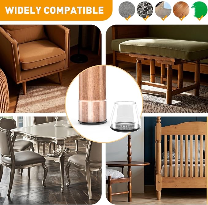 Furniture Sliders, Furniture Movers Sliders, Carpet Chairs Furniture Glides - Image 7