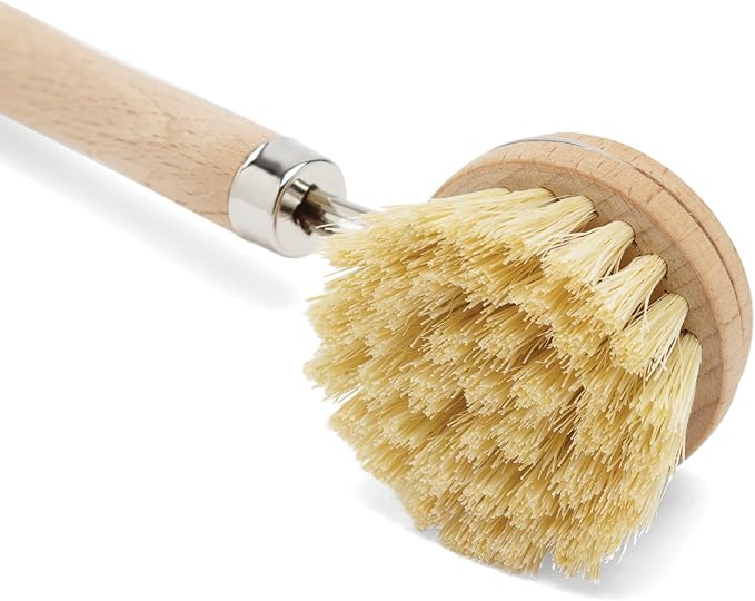 Fox Run 74906 Natural Dish Brush, Tampico Fiber Bristles Brown - Image 2