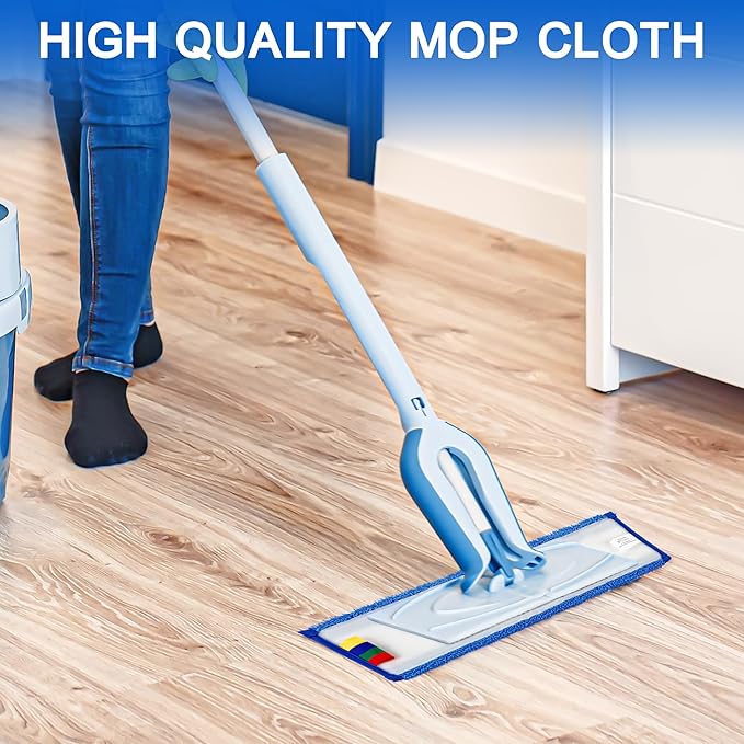 Replacement Microfiber Mop Pad – Universal 17-18" Heavy Duty Reusable Refill – - Image 7