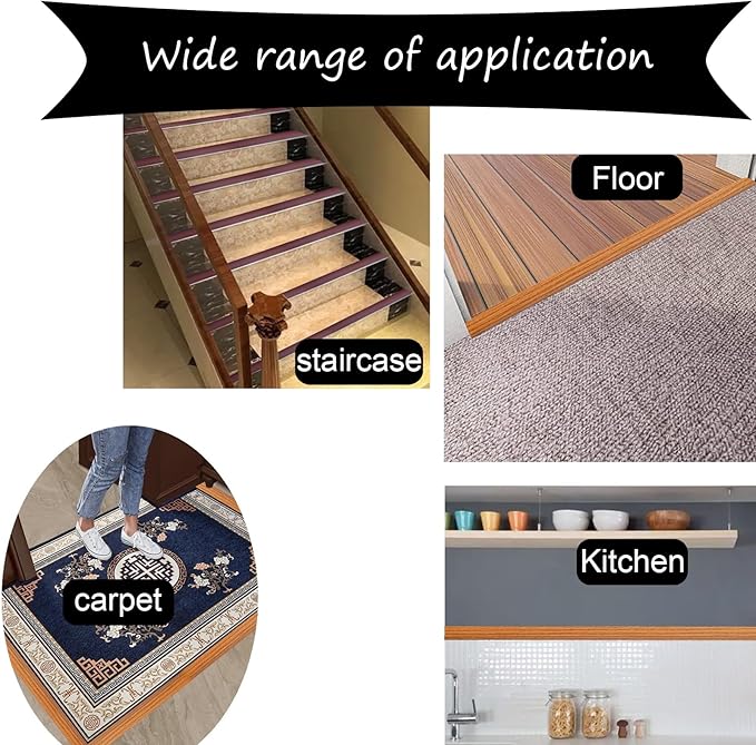 Floor Transition Strip & Self Adhesive Floor Vinyl Floor Edge Trim Laminate - Image 5