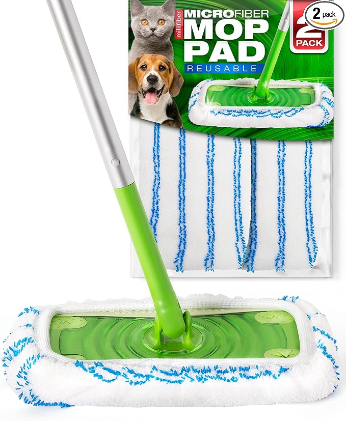 Microfiber Reusable Mop Pads Compatible by Millifiber
