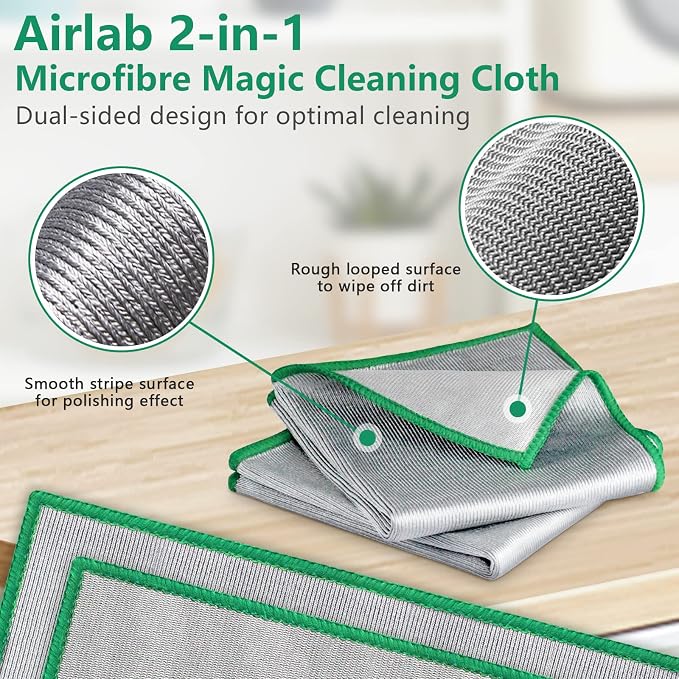 Glass Polishing Cloth Streak Free Miracle Cleaning Cloth Lint Free Microfiber - Image 4