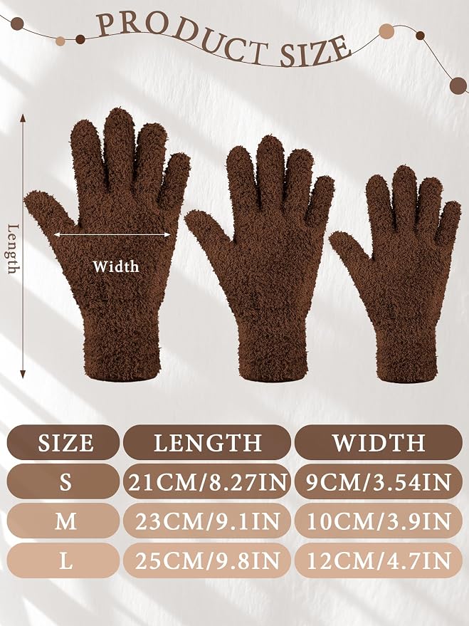 Patelai 3 Pairs Microfiber Plant Dusting Gloves Leaf Cleaning Gloves - Image 3