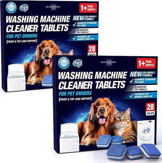 Washing Machine Cleaner Tablets by SHIMMERIX